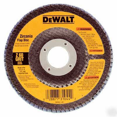 DW8300 zirconia flap discs, wood-metal. 10 pc box