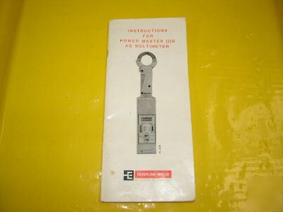 Esterline angus pmt ac motor/load surveyor multimeter