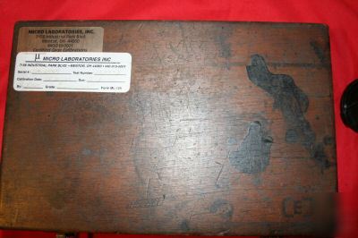 Johansson gage blocks machinist tool machine shop mill