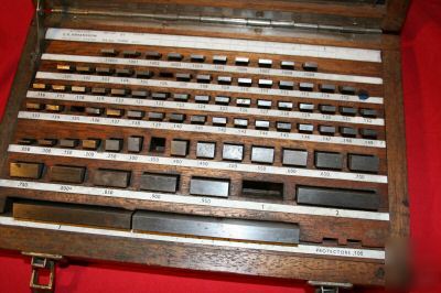 Johansson gage blocks machinist tool machine shop mill
