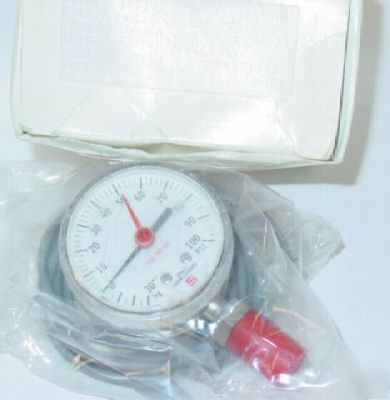 Millipore / span -30-100PSI high pty vac pressure gauge