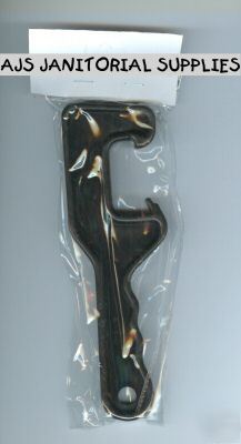 New ~ ~5 gallon pail~opener tool~black~plastic~