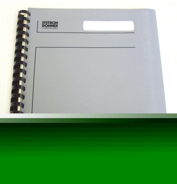 Systron donner 6016 op/service manual - $5 shipping 