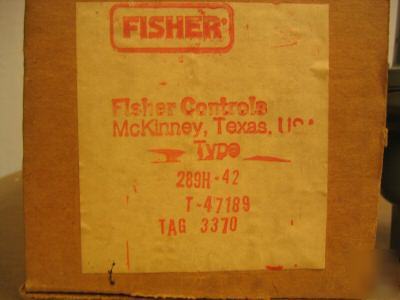 New fisher controls relief valve 289SERIES, 289H-42, 