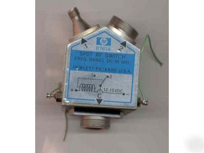 Hp 8761A dc-18GHZ microwave switch spdt type
