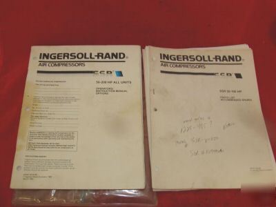 Ingersoll rand 60HP ssr rotary screw air compressor