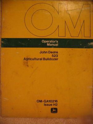 John deere 523 ag bulldozer for 2030 operator manual