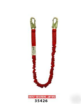 Elk river 35426 energy absorbing 6' lanyard flex nopac 