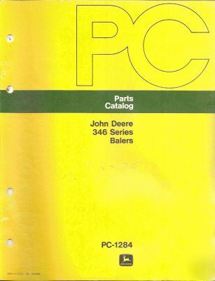 John deere parts catalog for 346 series balers