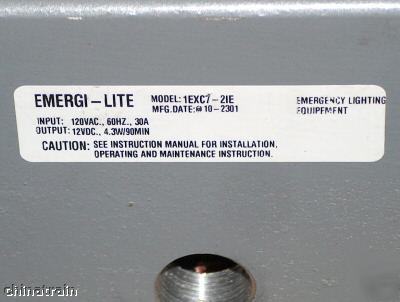 Emergi lite light xp emergency lighting grh killark