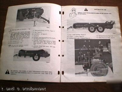 New holland 513-519-679 manure spreader manual b-i-n 