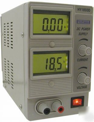 Tekpower variable dc regulated power supply 0-3A@0-18V