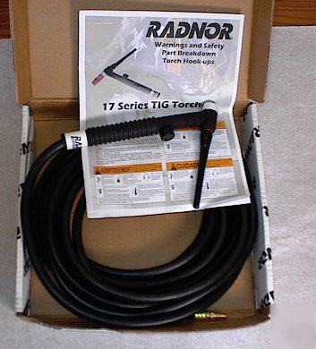 New randor welding air cooled 25FT tig torch 17FV-25-r