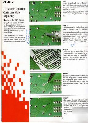 Pace cir-kit printed circuit board repair kit