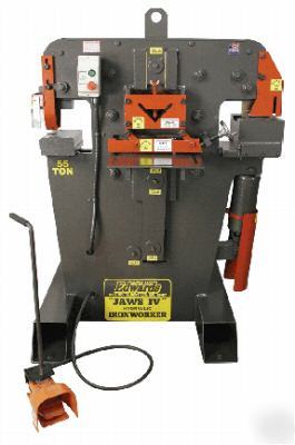 New edwards 55 ton hyd ironworker