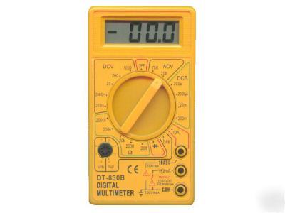 Palm-size digital multimeter w/ diode & transistor test