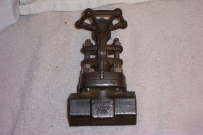 Anvil one inch high pressure valve. gate valve 1920PSI