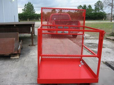 Manbasket / work platform forklift mountable 