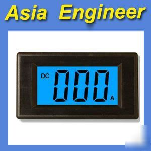 3 1/2 blue lcd digital amp panel meter dc 0-2A