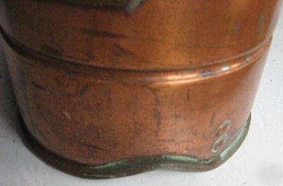 Antique copper belmont fire extinguisher movie prop