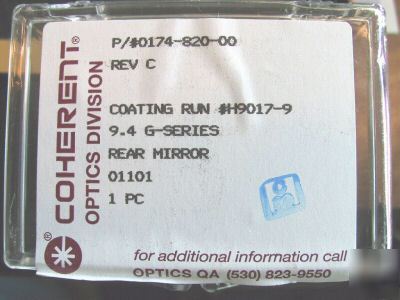 CO2 laser rear mirror 9.4 g-series