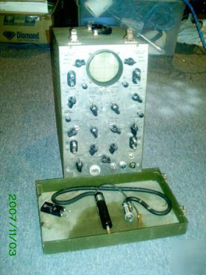 Origional dumont ocillograph wwii vintage unit works 