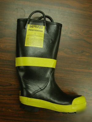 Servus #15192 firefighter firefighting boots fire sz 7