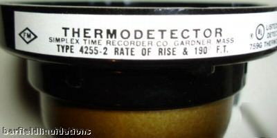 Simplex thermodetector thermostatic switch 4255-2