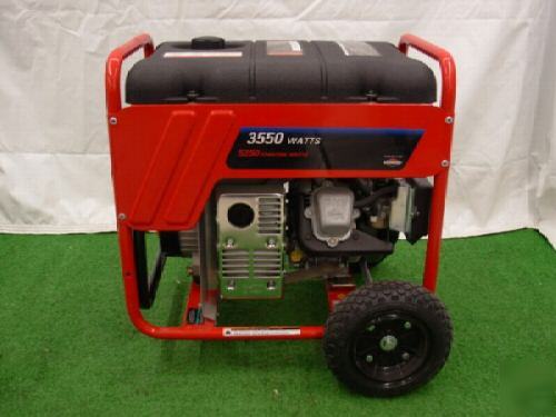 Portable gas 3550 watt briggs generator F030248