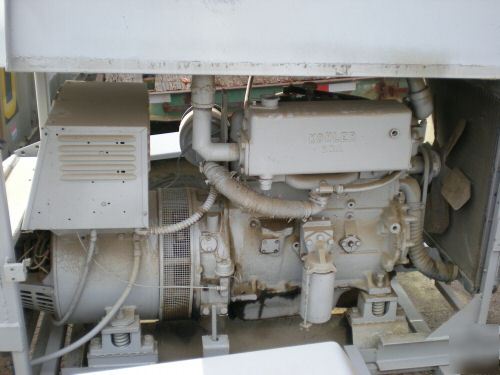 Kohler marine generator trailer mounted 15 kw