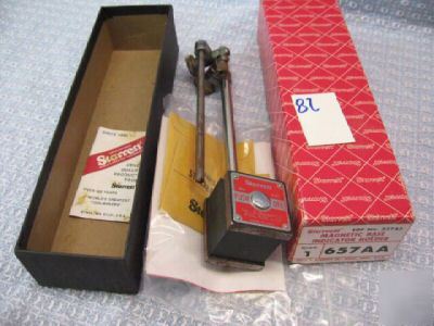 R82/ starrett magnetic base indicator holder 657AA