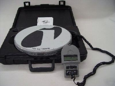 Inficon wey-tek refrigerant charging scale, with case