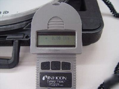 Inficon wey-tek refrigerant charging scale, with case