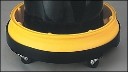 Drum tray with grating for 30, 55 gallon drums