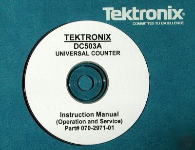 Tek DC503A dc-503A dc 503A service & operations manual