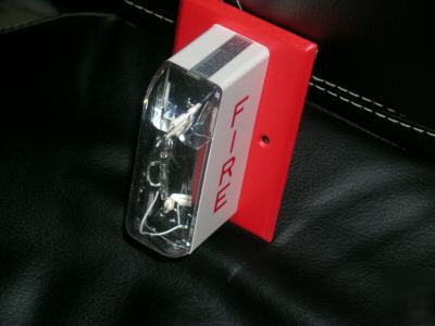 Wheelock IS1-24-vfr fire alarm single gang strobe