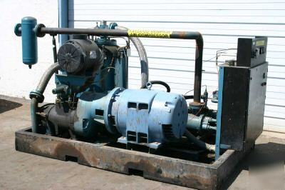 250 horsepower kellog rotary screw air compressor, 1995