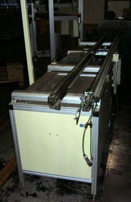 Dynapace pcb accumulating conveyor adj width edge chain