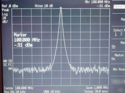 Agilent/hp E4411A esa-L1500A spectrum analyzer 1.5GHZ
