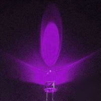 Purple (uv) ultra-bright 5MM leds pack of 10