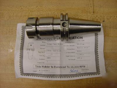 CAT40 ER16 x 6.00 collet holder balanced to 20,000RPM