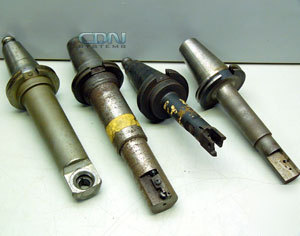 Mixed lot: 4PCS. CAT50 cnc boring bars devlieg erickson