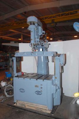 Moore die flipper with radial drill, table size 24 x 36