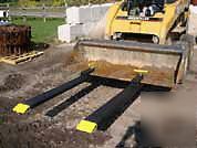 4000# cap. clamp-on pallet forks for front end loaders
