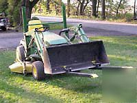 4000# cap. clamp-on pallet forks for front end loaders