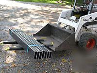 4000# cap. clamp-on pallet forks for front end loaders