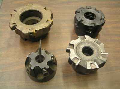 4 assorted face mills q-569
