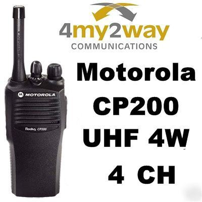 Motorola CP200 portable uhf 4W 4CH 438-470 mhz